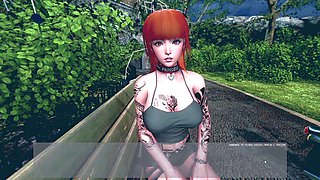 Word beautiful girl, sklaven handjob, visual hentai