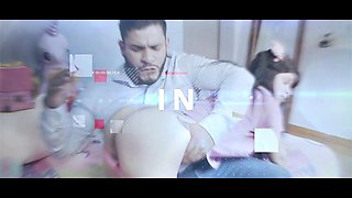 Stepbro Entering Latina Stepsisters Bedroom Before Hardcore Pounding