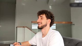 Hot Blonde with Big Tits Teased and Touched on Bed