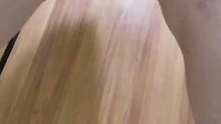 Asian step teen cumshot