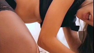 Blonde tight pussy babe solo toy fun in glamour masturbation