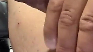 My Strap on Stories - I Make Him Cum Thru a Cage Before I Suck Him off & Swallow His Cum. POV 2.