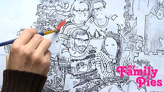 Demi Hawks Takes Stepbro's Cock For the First Time & Gets Cream Filled Load