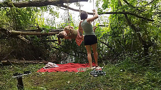 Forest Princess Meet Wankers