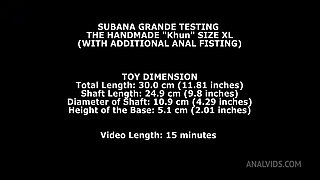Subana Grande Testing The Handmade Khun Size XL (With Additional