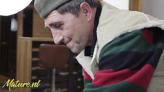 Sweet thing's tit sucking porn by Mature NL