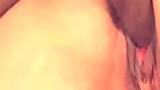 Older Woman Plays with Dildo and Then Gets Fucked by a Young Big Cock