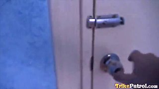 Blonde Filipina Teen Gets Creampie From Big Dick - Hairy Wet Pussy