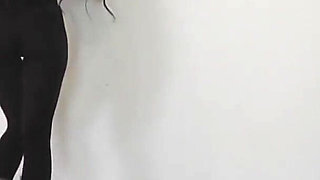 Mistress Cleo Trampling and Smokes on His Slave