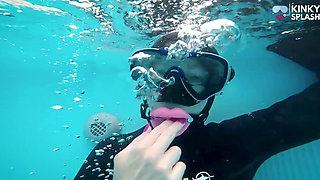Neoprene Enclosed and Gagged - Underwater Mouth Control Fantasy