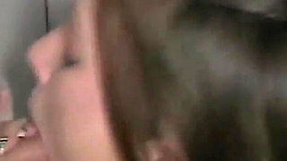 18 Cute Teen Swallows Sperm Glory Hole Cock Sucking Tiny Tit Lil Whore!