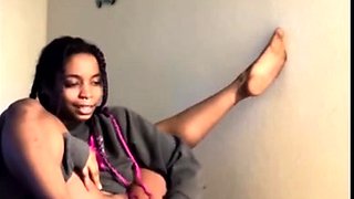 Hot Black Maid Does Some Webcam Black and Ebony