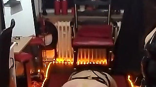 Wax Dripping Gaping Asshole - Mature Slut Stretched Wide