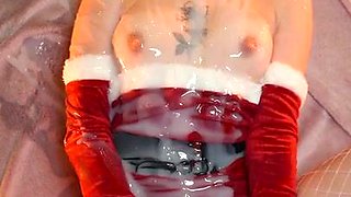 Christmas Jizm Overflow: Demolished by My Monster Fuck stick [vertical Version Reupl... (Mammary Spot)