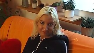 Blonde Stunner Doing The Casting Couch