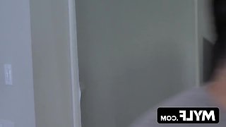 The devoted stepdaughter, Jazmin Luv, consistently introduces her partners who possess notably large penises.