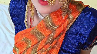 First-night Newly Married Indian Desi Couple Having Romantic Sex, Desi Indian First Night Hindi Audio Sex Mms