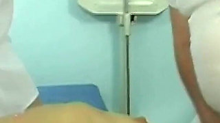 Doctor piss - young naive girl Electra Angels pissed thoroughly by Tim Wetman