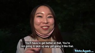 Cheeky Asian Babe Pays for Huge Fat Cock in Public - Erik Everhard Fucks Yiming Curiosity Outdoors