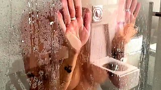 Hot blonde glamour babe solo plays to pleasure her hot body