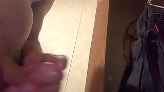 Beat it hard hiding from wife