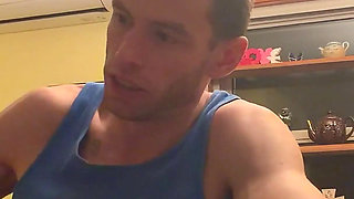 Bend Emo Girl Over Kitchen. Stool in Bright Airy Kitchen Dirty Talk Whole Time