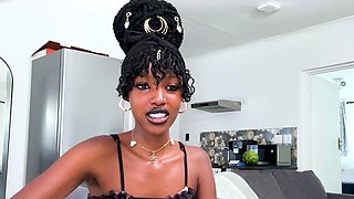 I turned this EBONY 18YO into my personal fuck toy