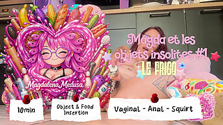 Magda & the unusual objects in the fridge - ANAL VAGINAL SQUIRT