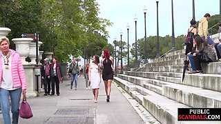 Petite Vixen Overwhelmed Hard in Public with Raw Desire