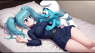 Fantastic animation in shared interior scene