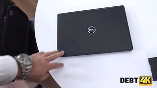 Debt4k. muscled man fucks teenie cute debtor who