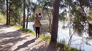 Blonde Mature Wife Enjoys Sex After Walk