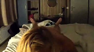 Amateur MILF with Amazing Natural Tits Fucks in Hotel Room After Pub - Homemade POV
