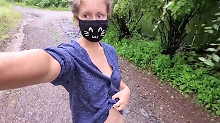 I decided to take a little walk and filmed a video for you. Of course a little rain didn't stop me!