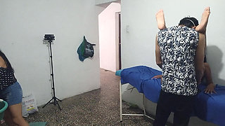 I Was Visiting My Neighbor and Then the Man I Like so Much Arrived to Make Us Morbid