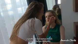 Fucked and Cum on My Face While I Was Doing Milka Makeup. New with Title