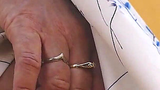 Finger Fucking & Anal Play Outside in Short Cute Dress