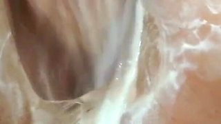 Sloppy Cream Leaking From Stretched Mature Holes