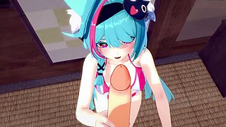 Huge, toon, swimsuit