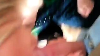 Russian Blonde Amateur Gives a Nice Blowjob