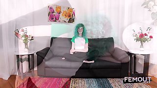 Watch lustful model's sex