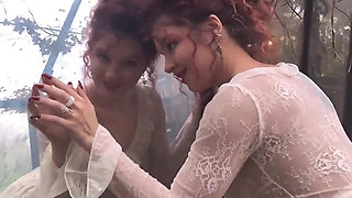 A Beautiful Nymph in a Secret Garden