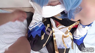 Genshin Ganyu Cosplay, a Sweet Facade Gives Way to a Bold, Playful Awakening
