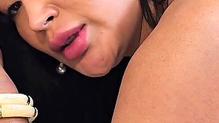 Best Scene! He Sticks a Finger in My Ass. I Also Have an Anal Rimming Video, I Cum Inside Her Ass Clean