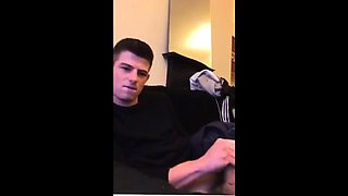 Twink Jerks His Big Cock