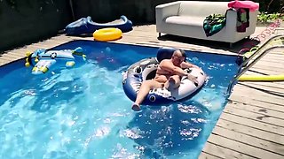 Sexy group sex with two stunning brunettes doing 69