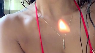 Therealmorenita Italian Babe Bounces Her Massive Tits
