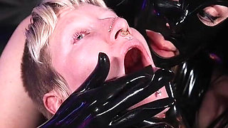 Lesbian Domination - Arm Binder Bondage & Armpit Licking Fetish