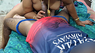 stepmother told me to go behind her and turn off the fan. I went behind her, hugged her, and licked her pussy with my tongue..