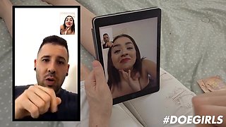 Kevin White's Hot Latina in a Wild Homemade Swallowing Scene